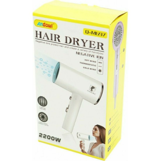 Πιστολάκι Μαλλιών 2200 W Andowl Q-M697
