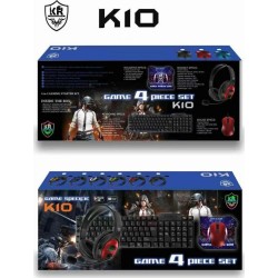 Game 4 set keyboard-mouse-headphones-mouse pad kr k10