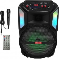 Σύστημα Karaoke με Ασύρματα Μικρόφωνα CMIK MK-88 σε Μαύρο Χρώμα