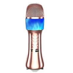 Ασύρματο Μικρόφωνο Karaoke Q99 Μπρούτζινο