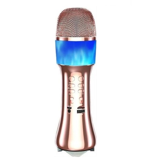 Ασύρματο Μικρόφωνο Karaoke Q99 Μπρούτζινο Ασύρματο Μικρόφωνο Karaoke Q99 Μπρούτζινο