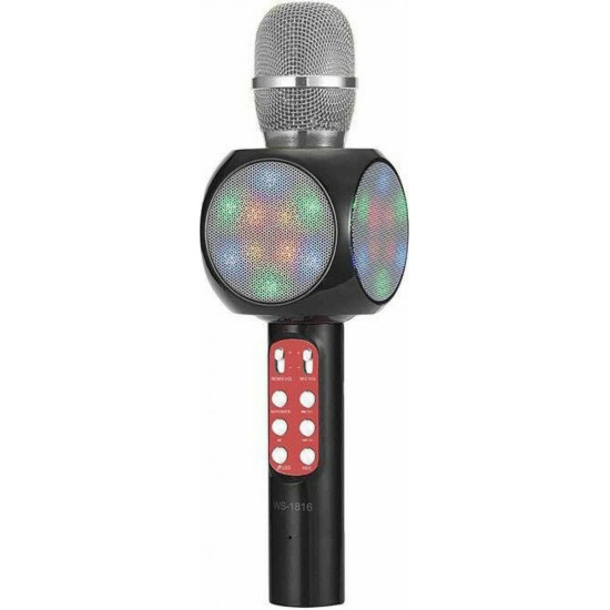 ΑΣΥΡΜΑΤΟ BLUETOOTH ΜΙΚΡΟΦΩΝΟ HI-FI ΗΧΕΙΟ WSTER Μαύρο WS-1816