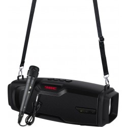Andowl Σύστημα Karaoke με Ενσύρματα Μικρόφωνα Q-YX600 σε Μαύρο Χρώμα