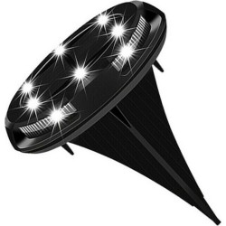 Ηλιακά προβολάκια εξωτερικού χώρου με 8 Led- Solar Outdoor Buried Lights 4 Pack