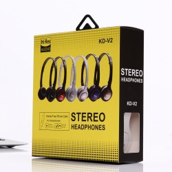 V2 creative high-end gifts telescopic folding headset phone MP3 headsets factory outlet white