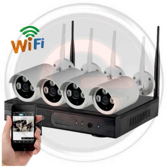 Ασύρματο καταγραφικό με 4 κάμερες – NVR WiFi kit – 5G – 001320 - OEM