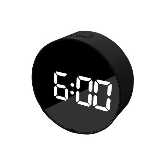 Επιτραπέζιο Ψηφιακό Ρολόι Led Με Ξυπνητήρι DT-6505 Μαύρο