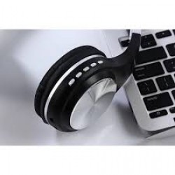  SY-BT1601 Bluetooth Wireless HIFI Bass Stereo Headset - Black + Silver