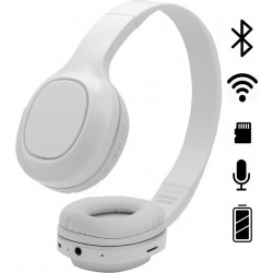  SY-BT1619 Bluetooth Wireless Bass Stereo Headset - White