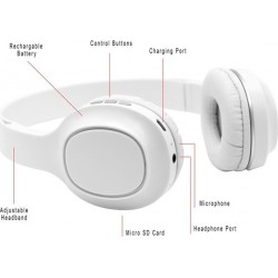  SY-BT1619 Bluetooth Wireless Bass Stereo Headset - Black