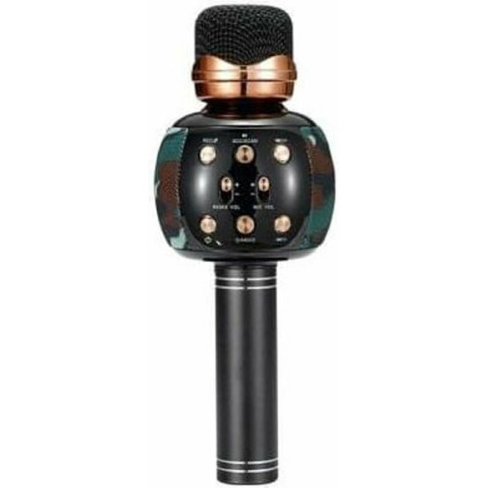 Μικρόφωνο Bluetooth/Usb Ενσωματωμένο Ηχείο + Karaoke Q-M2911 Πράσινο