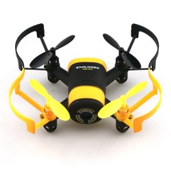 JXD 512W JXD512W 2.4Ghz WiFi FPV Mini UFO One-Key-επιστροφή & απρόσκοπτη λειτουργία RC Quadcopter με 0.3MP HD κάμερα RTF