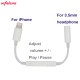 Cell Phone Multi Adjust volume Play Pause wire control adapter to 3.5mm Aux Headphone Jack Audio For iPhone 7 8 Plus ios 10.3 11