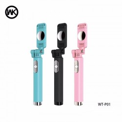 SELFIE STICK ΜΕ ΚΑΛΩΔΙΟ WK WT-P01 BLACK