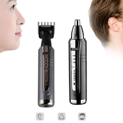 KEMEI ΕΠΑΝΑΦΟΡΤΙΖΟΜΕΝΟ TRIMMER ΜΥΤΗΣ ΑΥΤΙΩΝ ΜΟΥΣΙ 2 ΣΕ 1 KM-6511