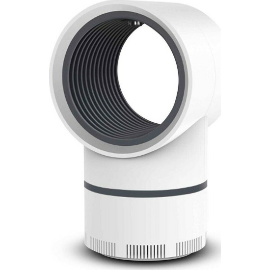 Usb Εξολοθρευτής Κουνουπιών BR-187 6 Led Anti Mosquito Killer Lamp in White and Blue (oem)