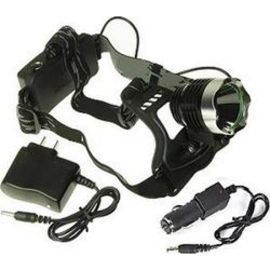 Επαναφορτιζόμενος φακός κεφαλής led με zoom bailong BL-6909