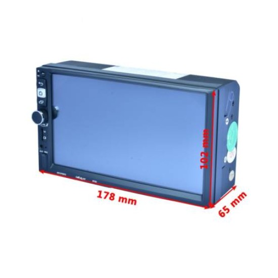Ηχοσύστημα Αυτοκινήτου 2DIN ANDROID GPS USB SD Bluetooth AUX REMOTE – 8702 – OEM