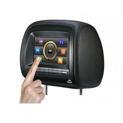 7-inch LCD car headrest monitor DVD player, IR, USB/SD card and zipper SOPHY S2207