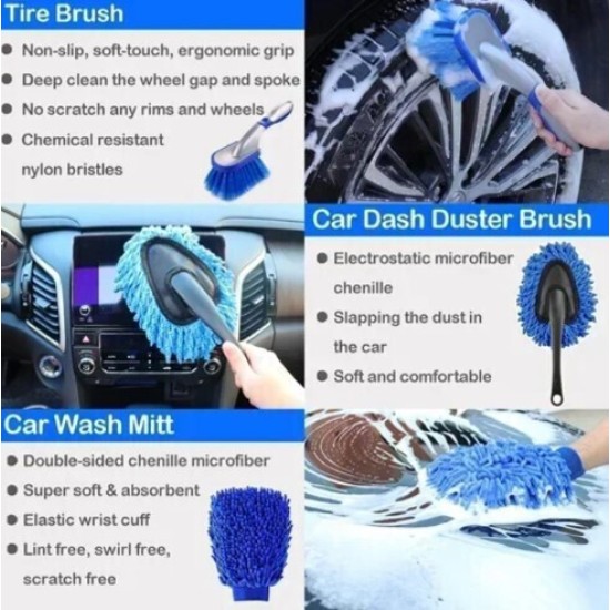 Jiageng Σετ Πλυσίματος για Ελαστικά Αυτοκινήτου με 26τμχ