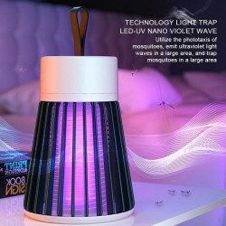 Ηλεκτρική Εντομοπαγίδα Led Λευκό - Πράσινο 5W