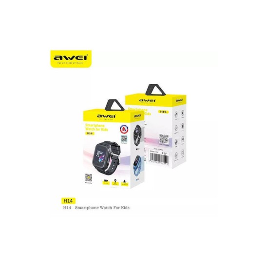Awei H29 Παιδικό Smartwatch Με GPS LBS Και 4G Βιντεοκλήσεις Μαύρο Awei H29 Παιδικό Smartwatch Με GPS LBS Και 4G Βιντεοκλήσεις Μαύρο