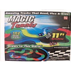 Αυτοκινητόδρομος με led αυτοκινητάκι – Magic Tracks 11ft 162pcs