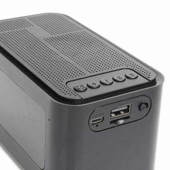 ΑΣΥΡΜΑΤΟ ΕΠΙΤΡΑΠΕΖΙΟ ΗΧΕΙΟ BLUETOOTH ΜΕ ΞΥΠΝΗΤΗΡΙ, ΚΑΡΤΑ TF S-61