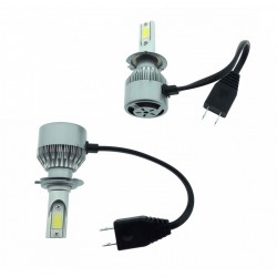 2 X 36W Η3 φώτα led αυτοκινήτου 12V/24V Headlight C6 (72W 7600LM) CREE LED Kit 6000K