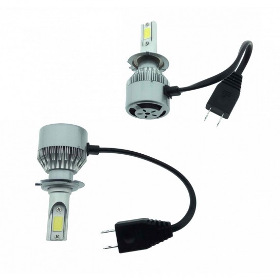 2 X 36W Η3 φώτα led αυτοκινήτου 12V/24V Headlight C6 (72W 7600LM) CREE LED Kit 6000K