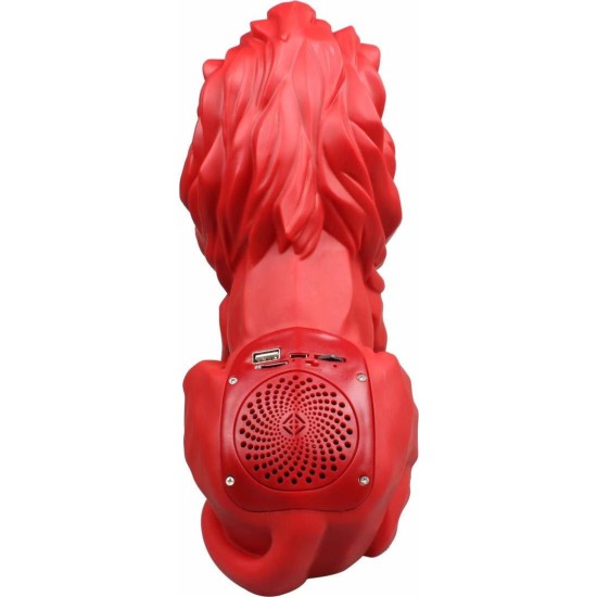 Φορητό Ασύρματο Ηχείο Λιοντάει RED WZ-888