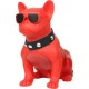 Mingyuan H-M10 Bulldog Head Rotatable Wireless Bluetooth Speaker Red