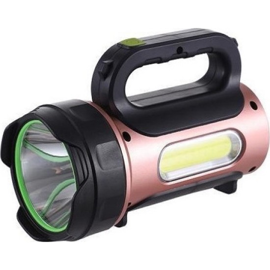 Επαναφορτιζόμενος φακός με 7 λειτουργίες φωτισμού HEL-T93 ΟΕΜ