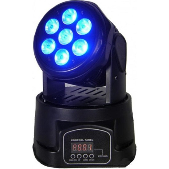 Φωτορυθμικό Wash LED με Ρομποτική Κεφαλή Smart Rainbow DP-518 LK33-DP-518-OEM RGBW