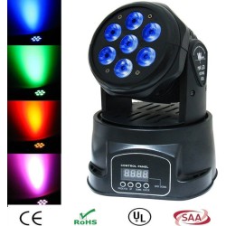 Φωτορυθμικό Wash LED με Ρομποτική Κεφαλή Smart Rainbow DP-518 LK33-DP-518-OEM RGBW