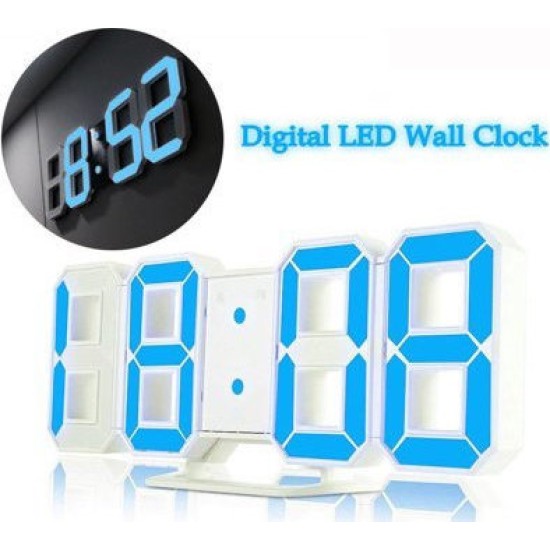Ψηφιακό Ρολόι & Ξυπνητήρι LED - Mini Fashion Clock - Επιτραπέζιο & Επιτοίχιο
