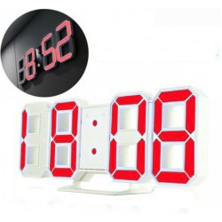 Ψηφιακό Ρολόι Επιτραπέζιο με Ξυπνητήρι Fashion Clock Κόκκινο DS-6609-RED