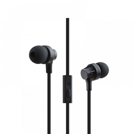 Ακουστικά AWEI Handsfree ES-910i (Μαύρο) Ακουστικά AWEI Handsfree ES-910i (Μαύρο)