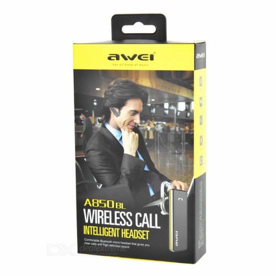 Ασύρματο Ακουστικό Bluetooth AWEI A850BL (Black)