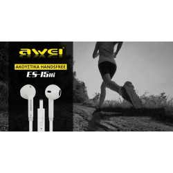 HandsFree Ακουστικά Awei ES-15Hi (Μαύρο)