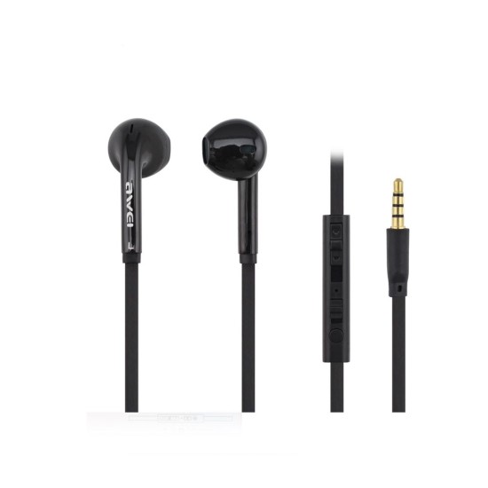 HandsFree Ακουστικά Awei ES-15Hi (Μαύρο)