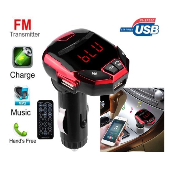Bluetooth SD/USB/Media Player/FM Transmitter & Φορτιστής Bluetooth SD/USB/Media Player/FM Transmitter & Φορτιστής