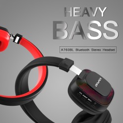 Ακουστικά Bluetooth Stereo Awei A760BL  Μαύρο