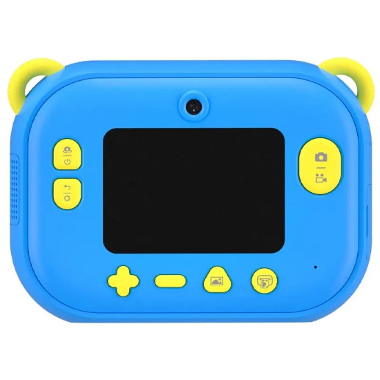 Instant Kids Compact Φωτογραφική Μηχανή 12MP με Οθόνη 2.4" Θερμικής Εκτύπωσης Dinosaur Μπλε