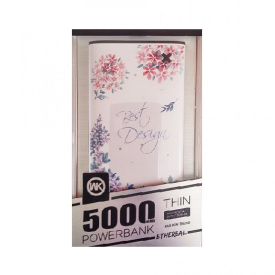 WK EP 102 5000MAH ETHEREAL THIN POWER BANK BEST DESIGN 25004