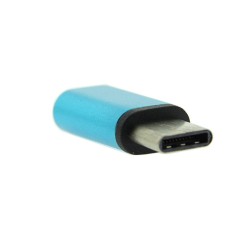 Adaptor Micro Usb to Type C (Γαλάζιο)
