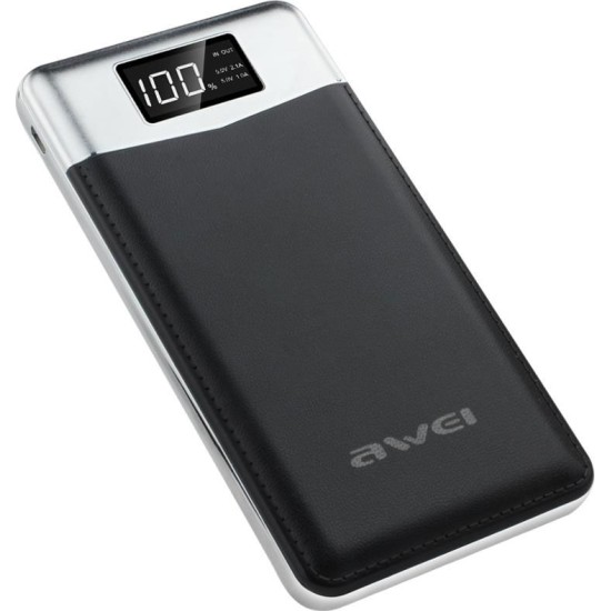 Power Bank Awei P30K 10000 mAh - Black