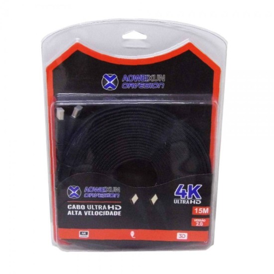 Καλώδιο HDMI 15 Meters Aoweixun Ultra HD 4K