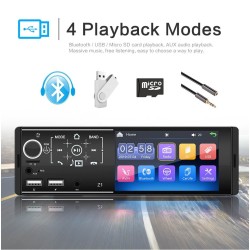 Ηχοσύστημα Αυτοκινήτου 1DIN (Bluetooth/USB/WiFi/GPS)