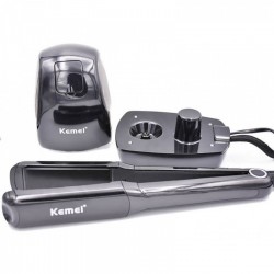 KEMEI ΙΣΙΩΤΙΚΗ ΜΑΛΛΙΩΝ ΜΕ ΑΤΜΟ STEAM POD PLYWOOD KM-9090